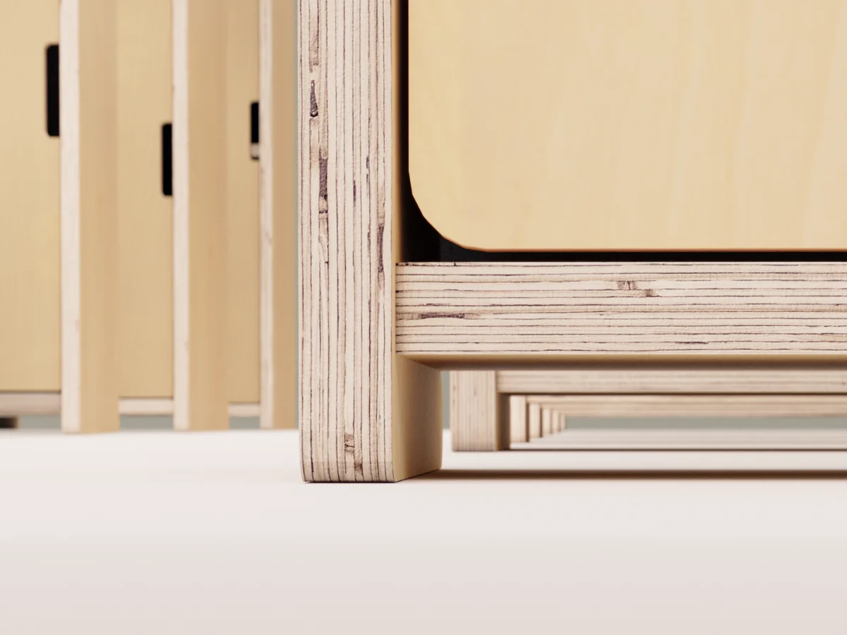 Reconfiguration facile d'un meuble WALL_ter
